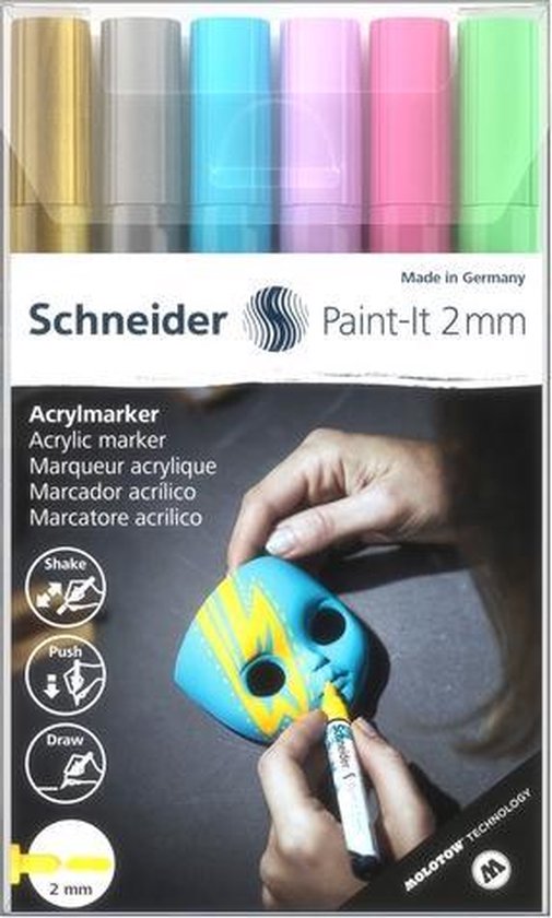 Acryl Marker Schneider Paint-it 310 2mm etui 6st.