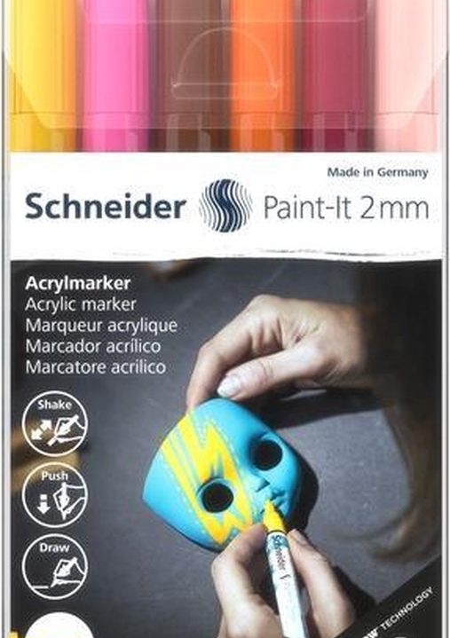 Acryl Marker Schneider Paint-it 310 2mm etui 6st.