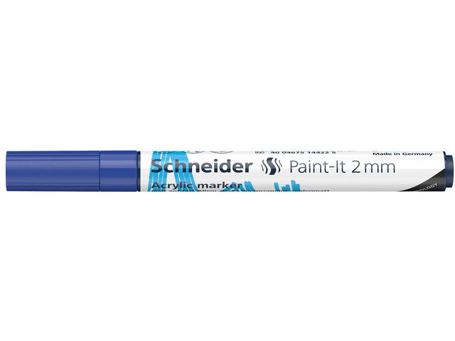 Acryl Marker Schneider Paint-it 310 2mm blauw