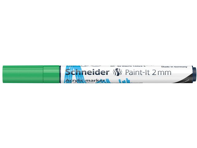 Acryl Marker Schneider Paint-it 310 2mm groen