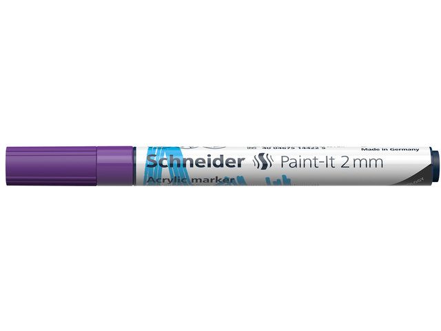 Acryl Marker Schneider Paint-it 310 2mm paars