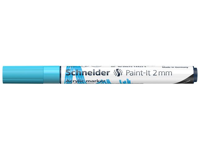 Acryl Marker Schneider Paint-it 310 2mm pastel blauw