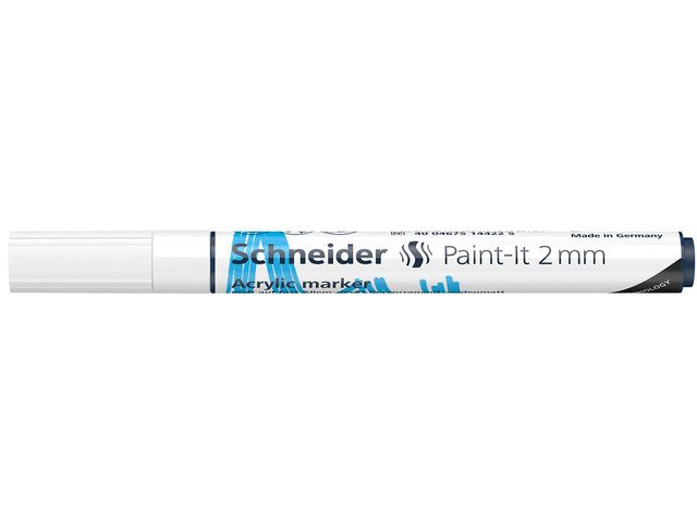 Acryl Marker Schneider Paint-it 310 2mm wit