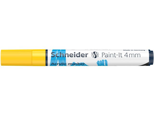 Acryl Marker Schneider Paint-it 320 4mm geel