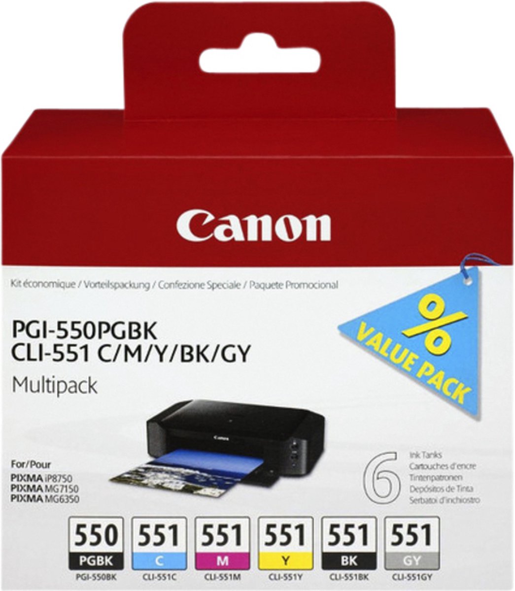 Canon PGI-550/CLI-551 Inktcartridge