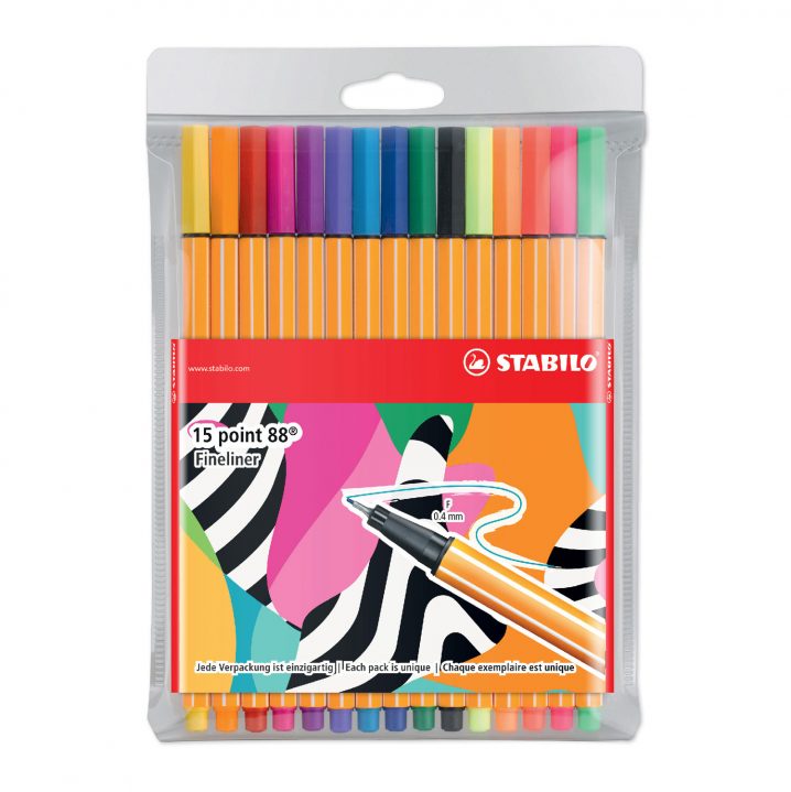 STABILO FINELINERS POINT 88 STYLE ME UP ETUI 15ST.