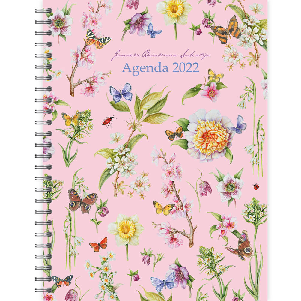 Bureau agenda – 2022 – Janneke Brinkman – Bloesem – 17x23cm