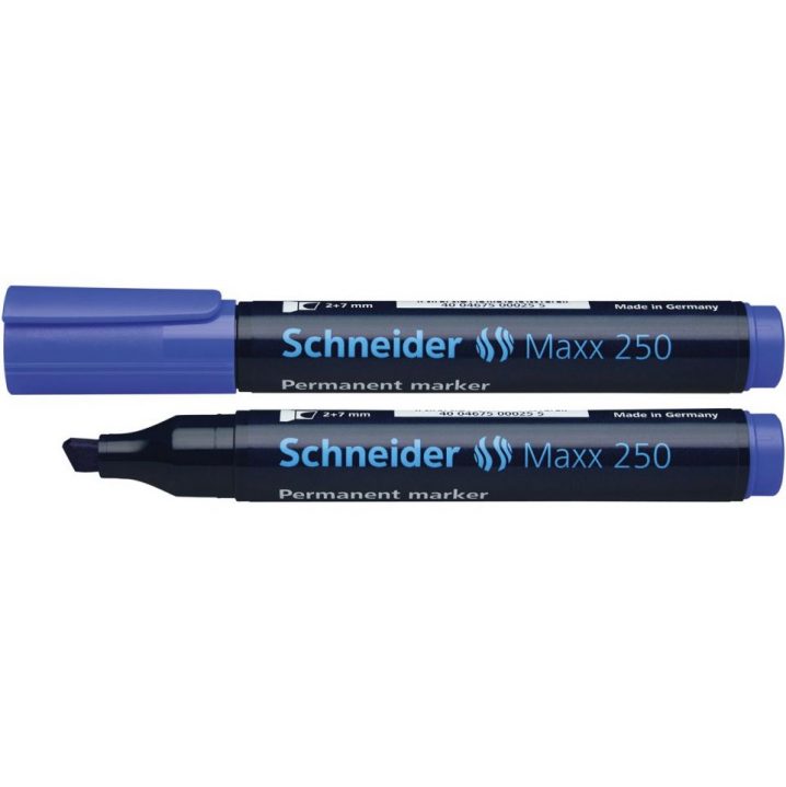 Schneider Maxx 250 Permanent Marker Blauw
