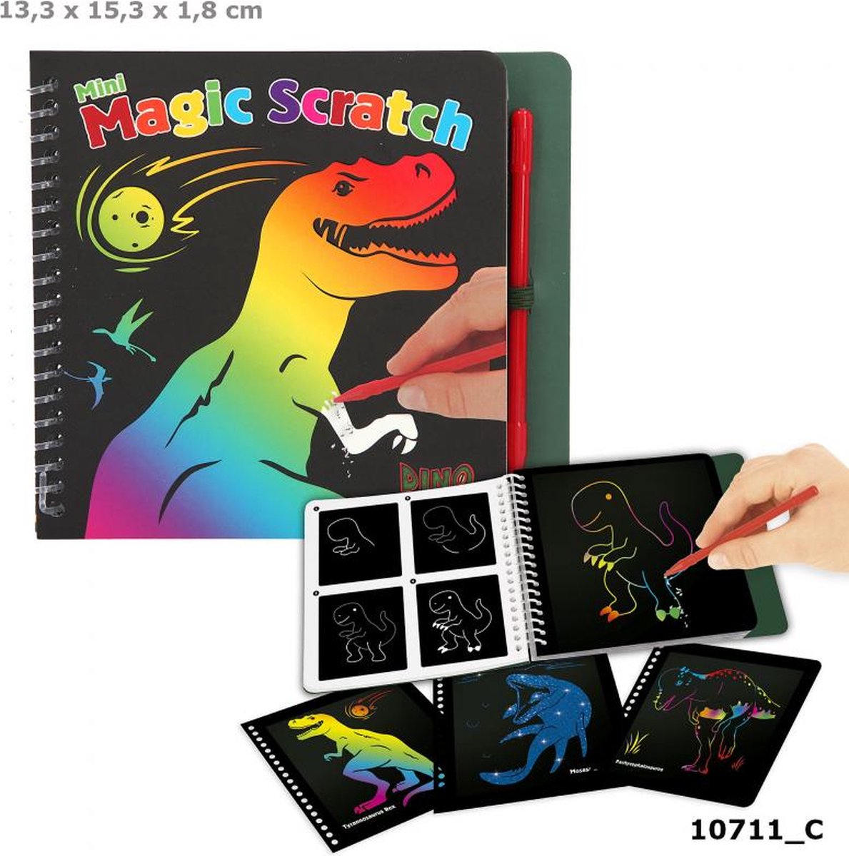 Dino World Mini Magic Scratch Boek