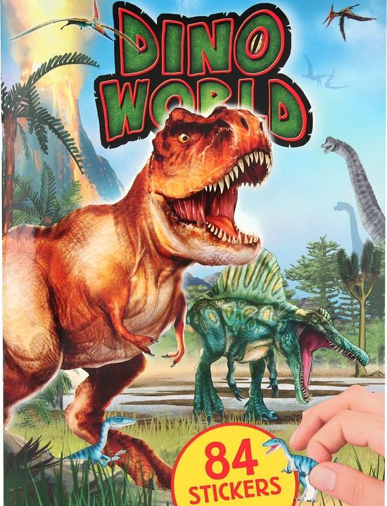Dino World Stickerboek Met Puffy Stickers