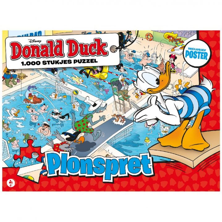 Donald Duck Puzzel 1000 Stukjes Plonspret