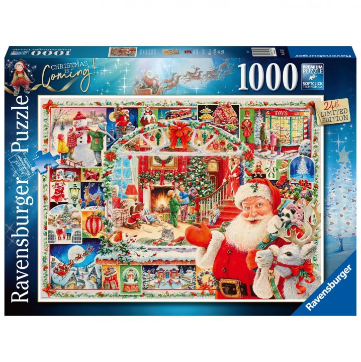 Puzzel Kerst Christmas Is Coming 1000 Stukjes