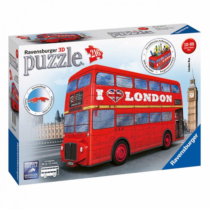 Ravensburger Puzzel 3d London Bus Rood