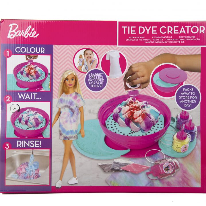 Barbie Tie Dye Machine Met Pop