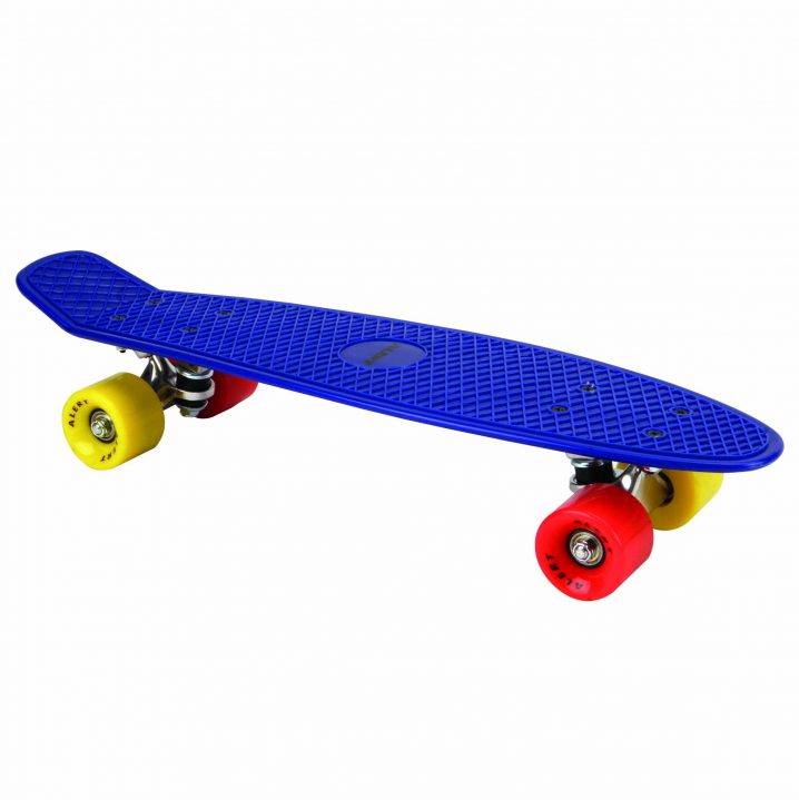 Alert Outdoor Skateboard 55 Cm Neon Blauw