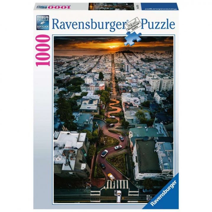 Ravensburger Puzzel San Francisco Lombard Street 1000 Stukje