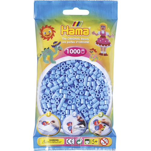 Hama Strijkkralen 1000 Stuks Blauw