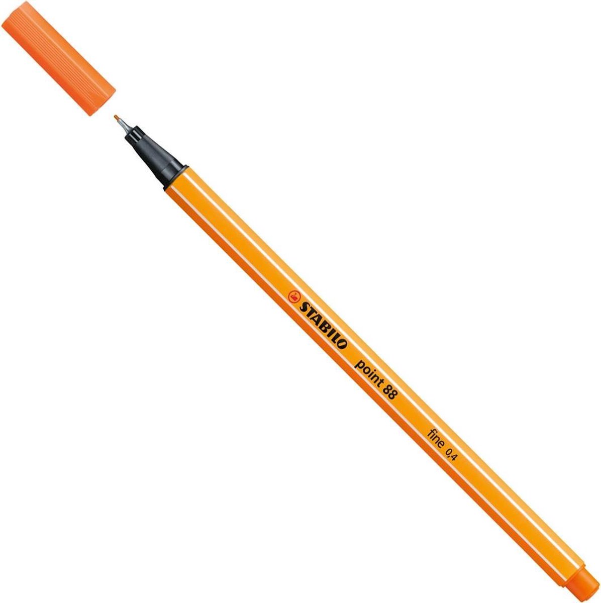 STABILO point 88 – Fineliner 0,4 mm – Donker Oranje