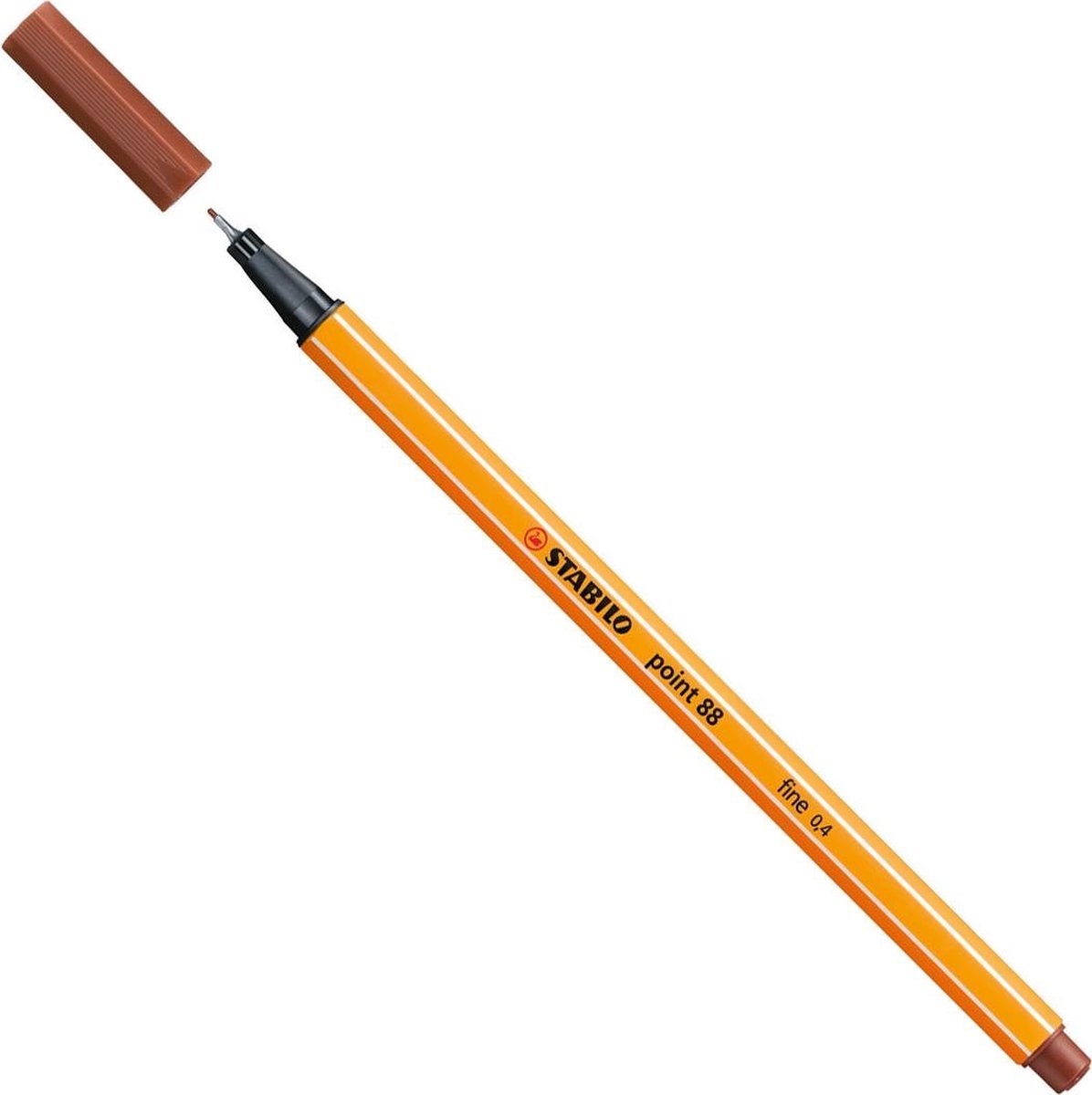 STABILO point 88/38 – Fineliner 0,4 mm – Rood Krijt
