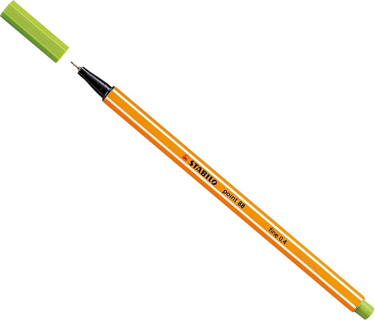 STABILO point 88 – Fineliner 0,4 mm – Licht Groen