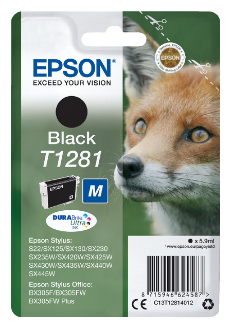 Epson T1281 Zwart