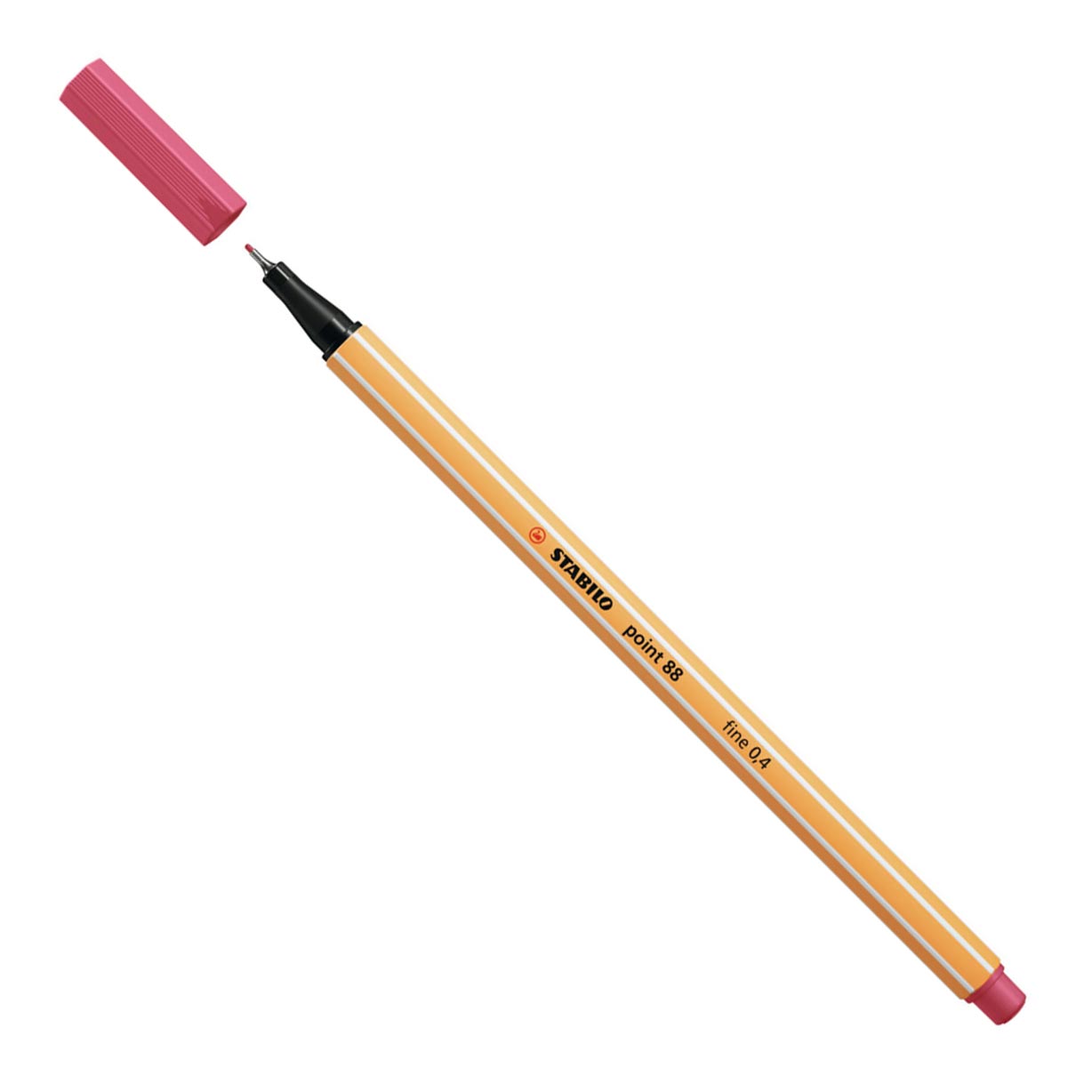 STABILO point 88 – Fineliner 0,4 mm – Aardbeien Rood