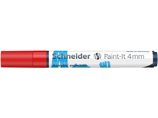 Acryl Marker Schneider Paint-it 320 4mm rood