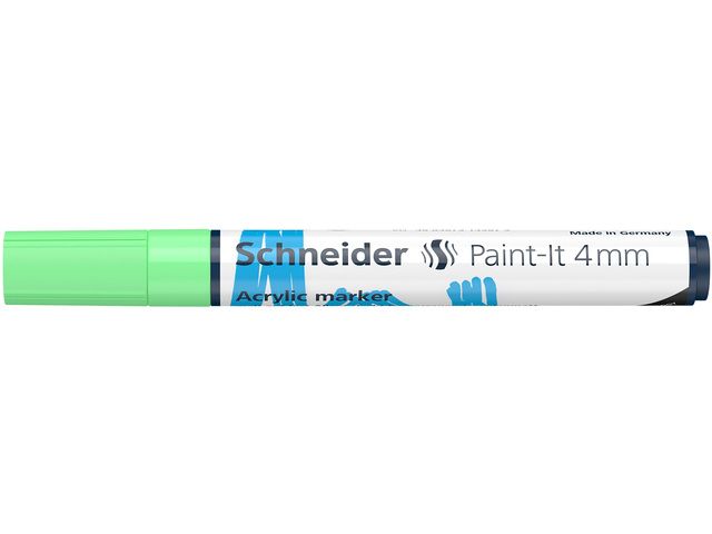 Acryl Marker Schneider Paint-it 320 4mm pastel groen
