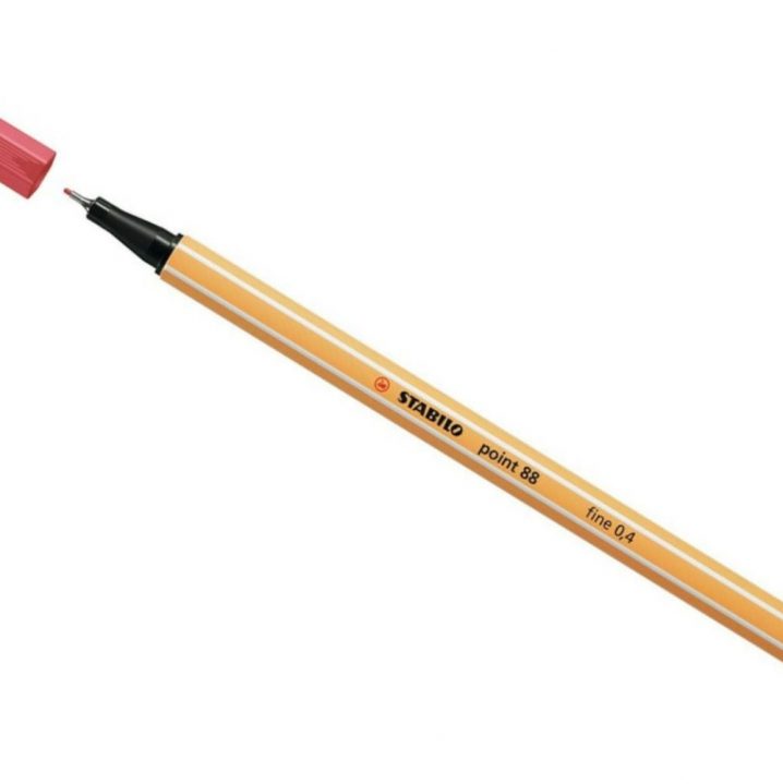 STABILO point 88/47 - Fineliner 0,4 mm - Roestig Rood