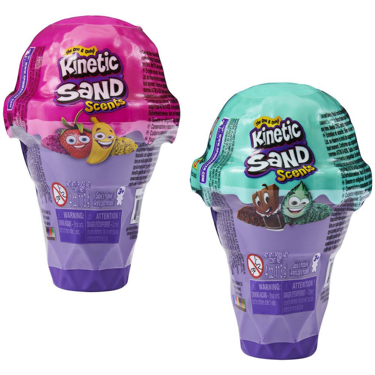 Kinetic Sand Ice Cream Container Scented Sand Assorti