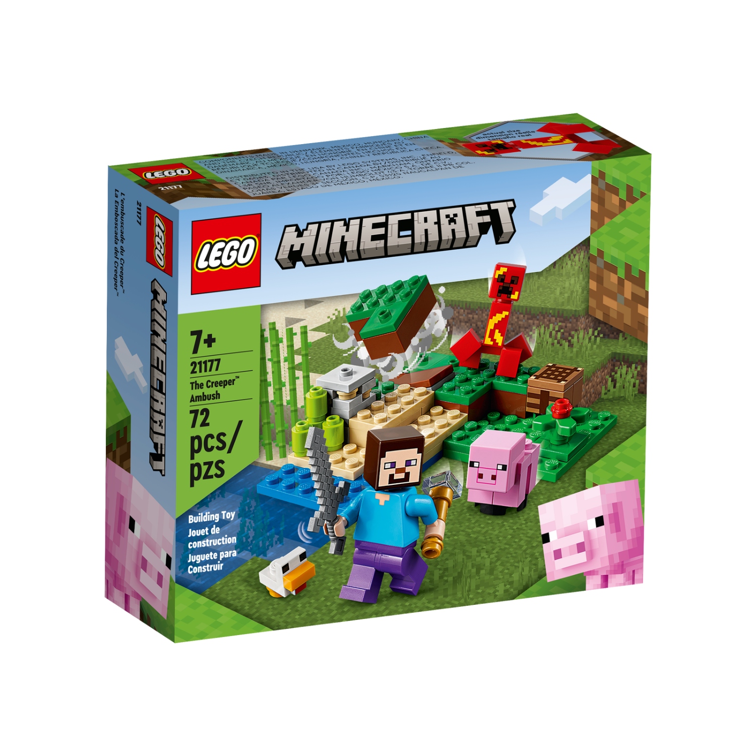 Lego Minecraft 21177 De Creeper Hinderlaag