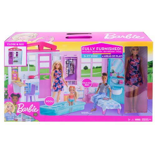 Barbie Huis Met Pop, Meubelen En Accessoires