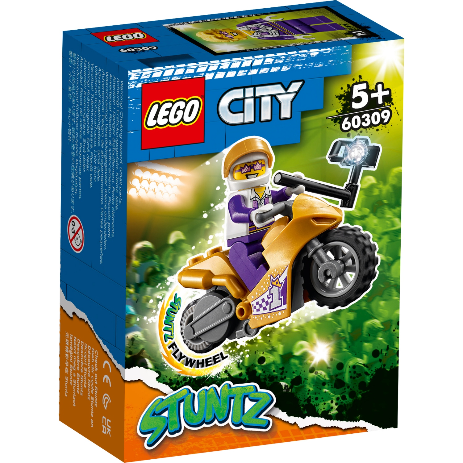 Lego City Stuntz 60309 Selfie Stuntmotor
