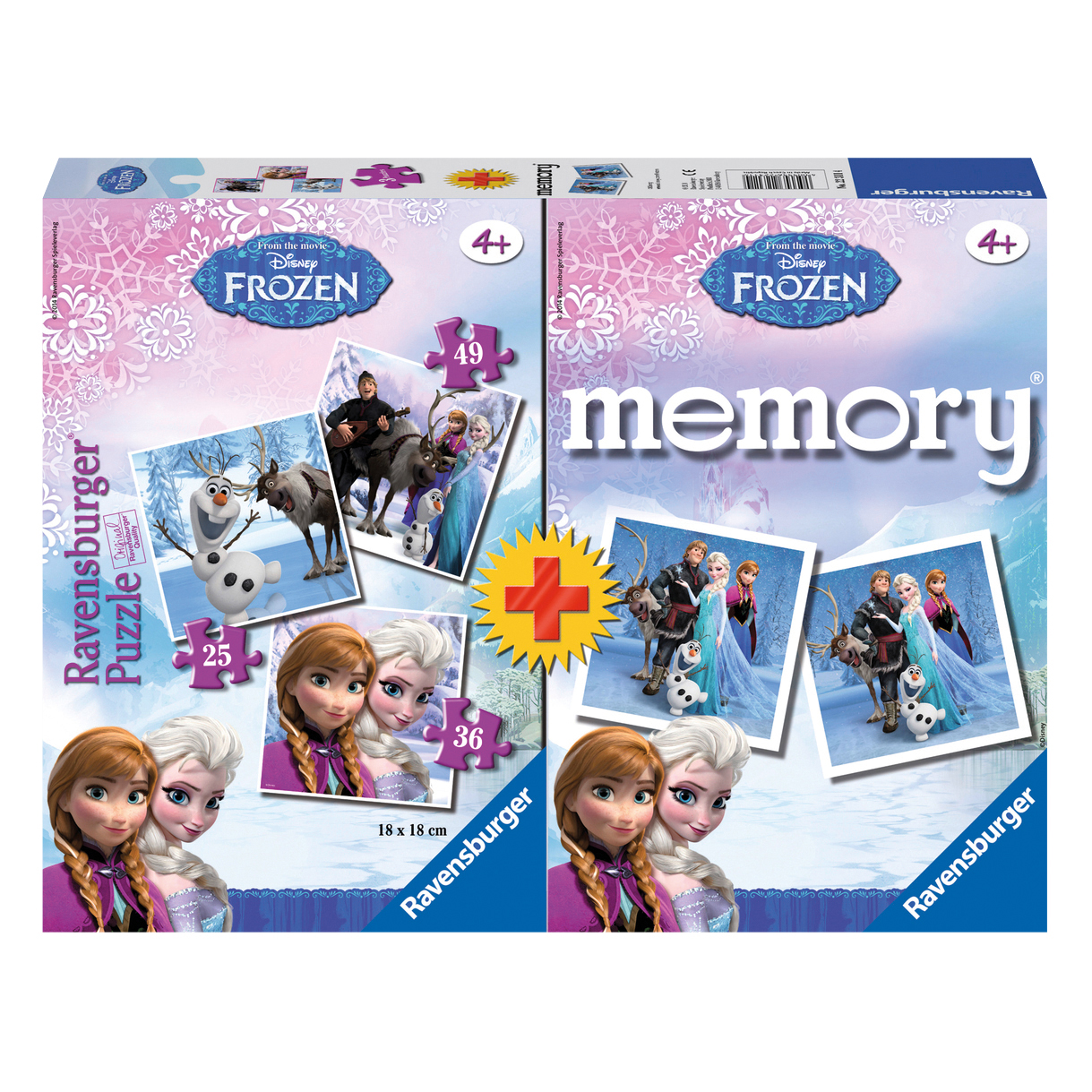 Ravensburger Memory + Puzzel Frozen