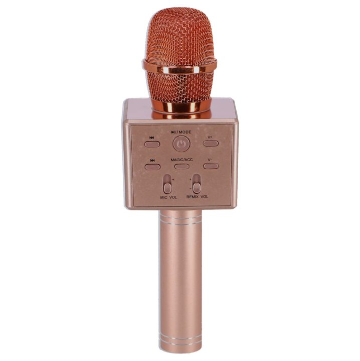 Microfoon Karaoke Roze Bluetooth Usb