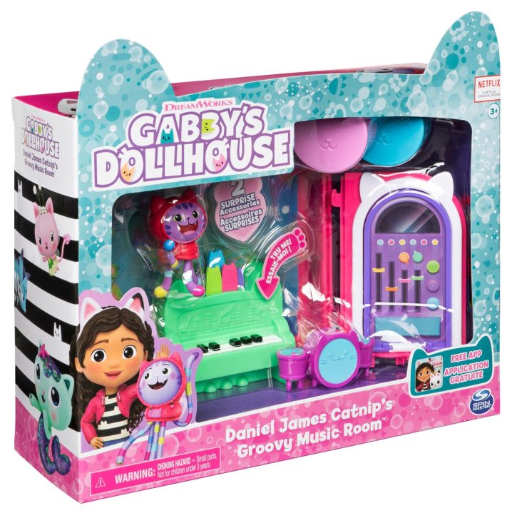 Gabby’s Dollhouse Deluxe Room Dj Kattenkruid Muziekkamer