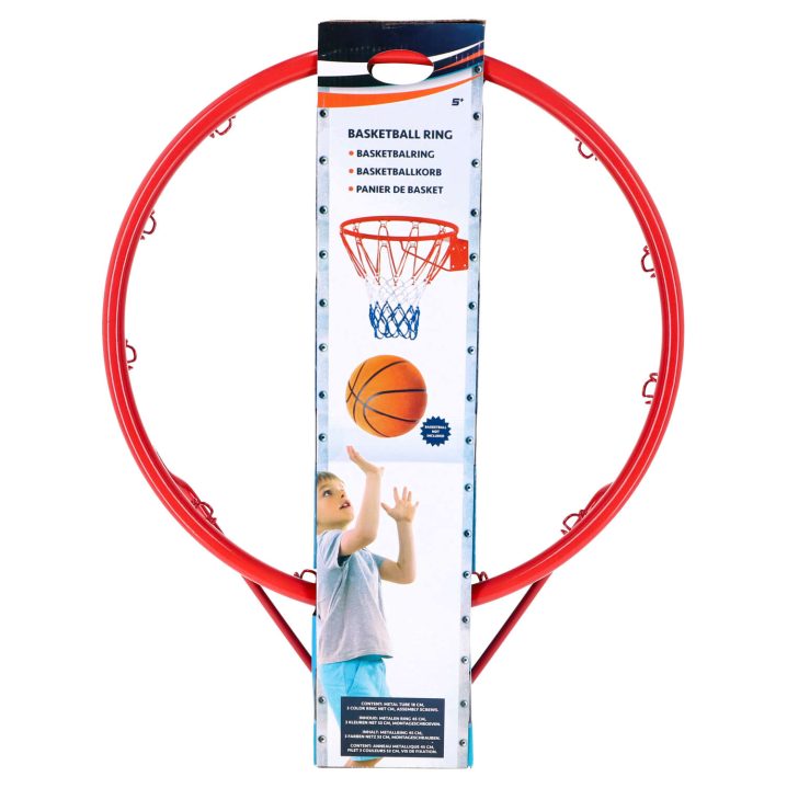 Alert Basketbal Ring Luxe Met Net Metaal 53 Cm