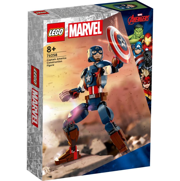 Lego 76258 Super Hero Captain America Bouwfiguur