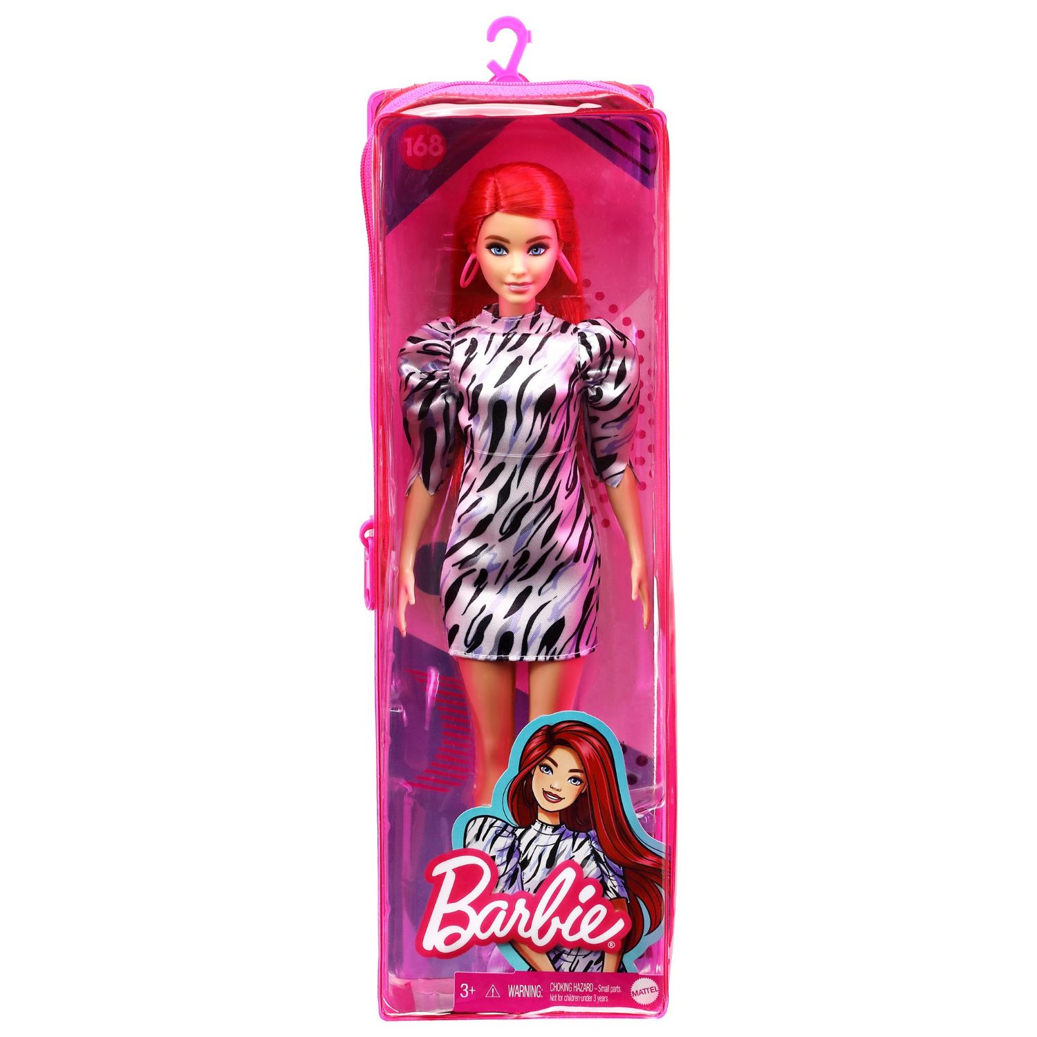 Barbie Fashionista Pop Zwart Wit Jurkje