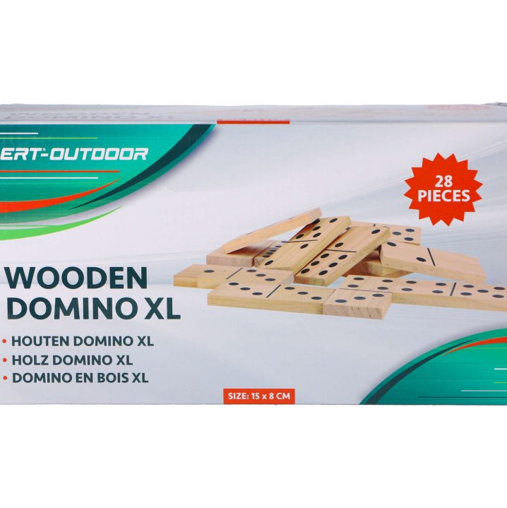 Alert Outdoor Spel Domino Xl Hout 7,5 X 15 Cm 7,5x15cm