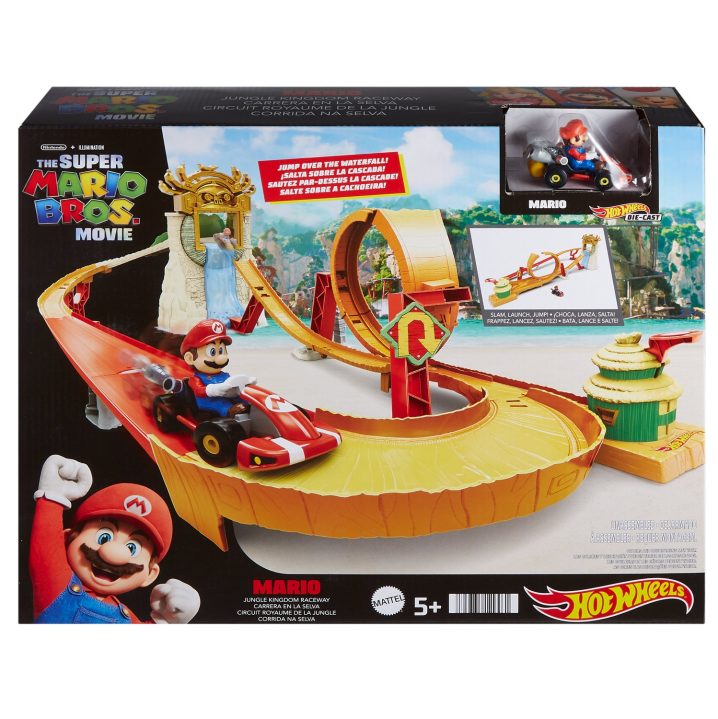 Hot Wheels Mario Kart Kong Island Track Set
