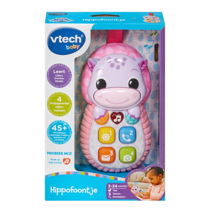 Pc Vtech Baby Hippofoontje Roze